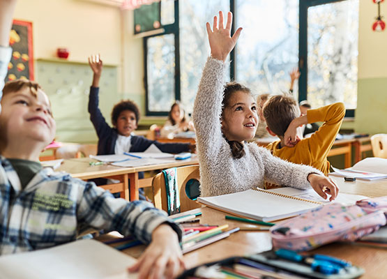 Students in classroom