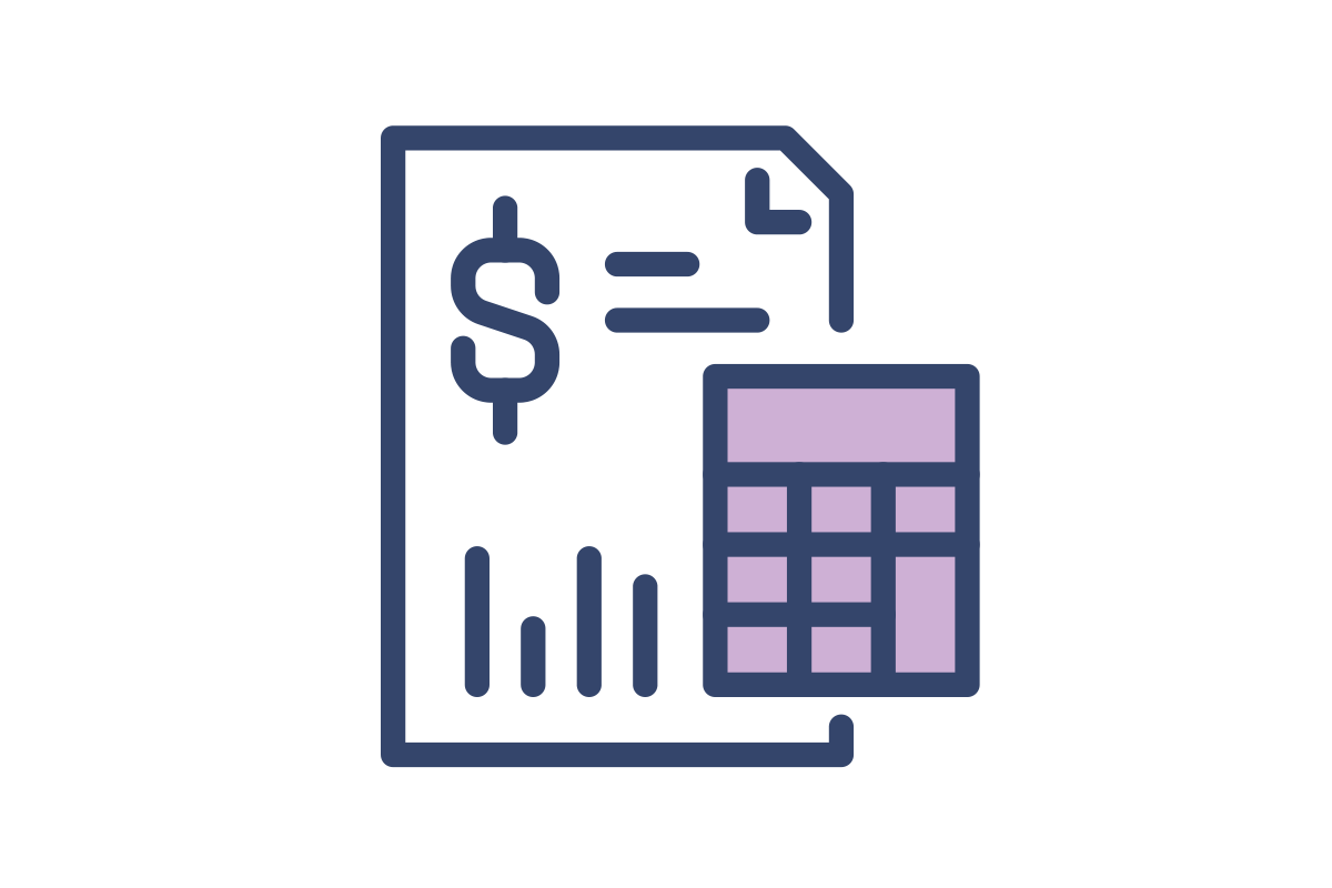 Document and Calculator Icon
