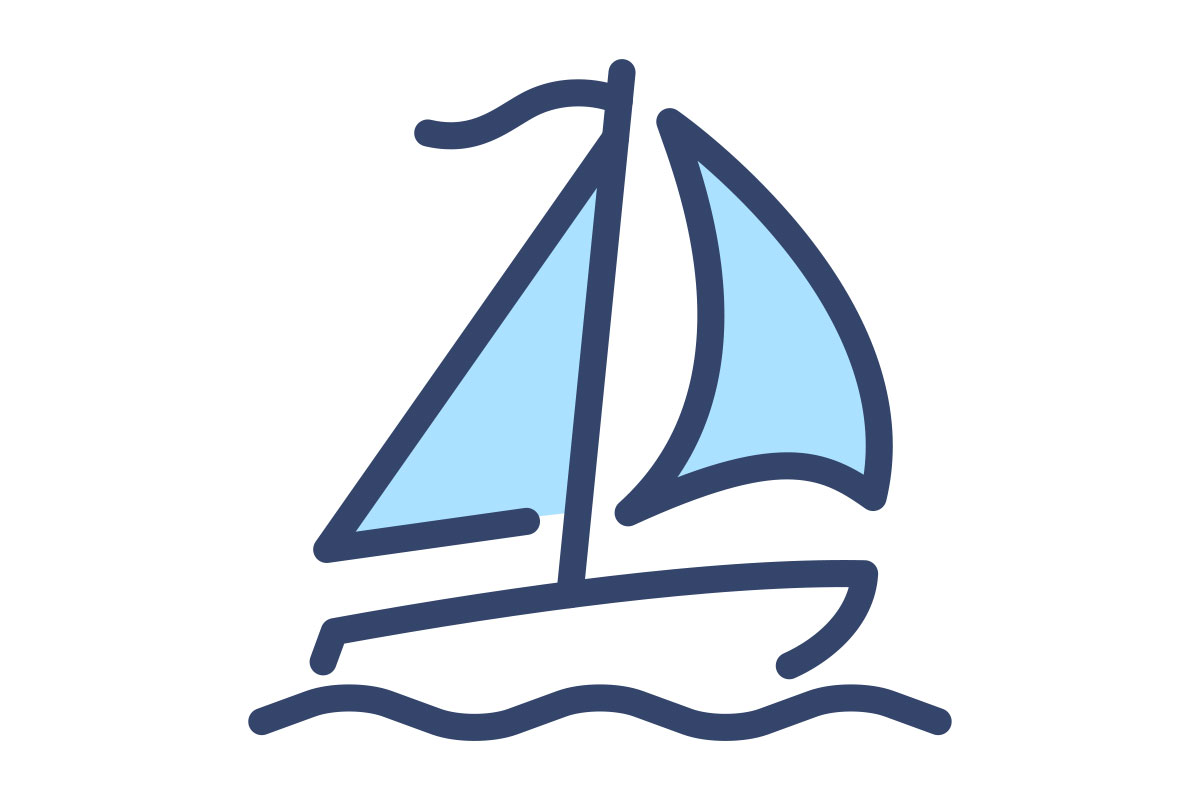 sailboat icon