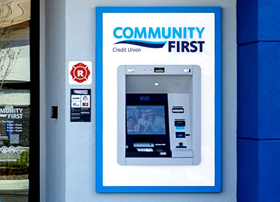 Image of a Community First ATM
