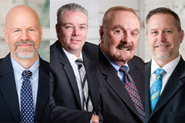 Four of Community First's Financial Advisors