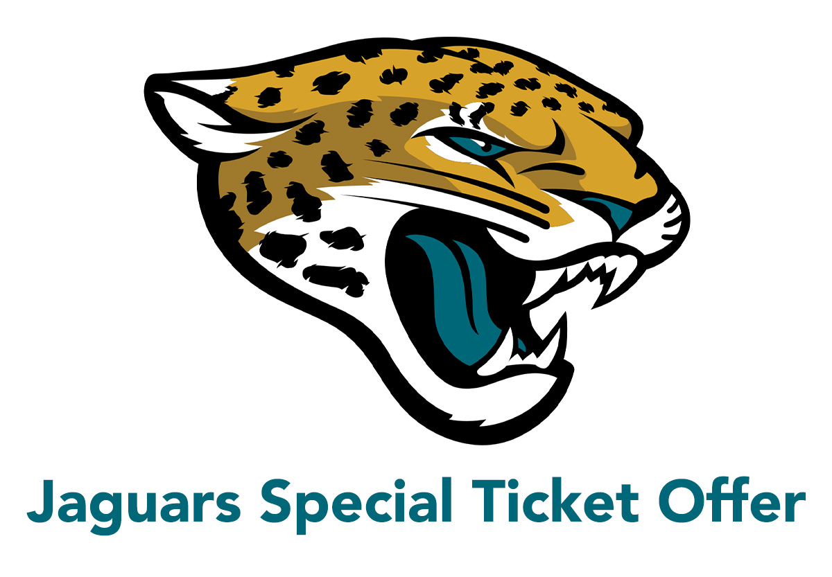 Jaguars Logo with Special Ticket offer