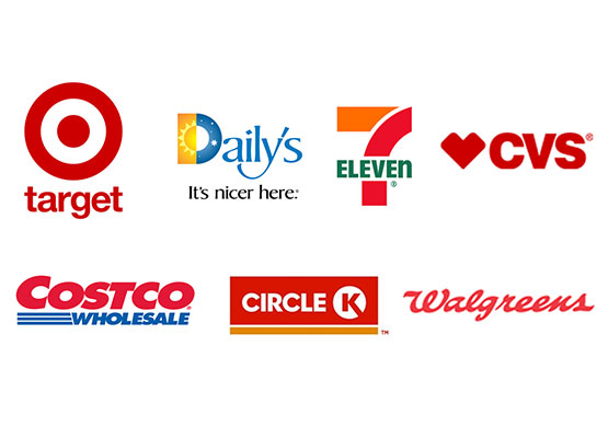 Popular Retail and Grocery Store Logos